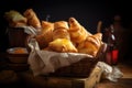 basket of flaky puff pastries and turnovers, ready to be enjoyed by sweet tooths