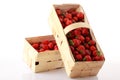 Basket of fresh strawberries Royalty Free Stock Photo