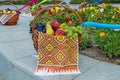 Basket fruit Royalty Free Stock Photo