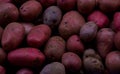 Basket full of red potatoes Royalty Free Stock Photo