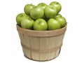 Basket with Green Apples