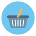 Basket, grocery Isolated Vector Icon which can be easily edited