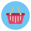 Basket, grocery Isolated Vector Icon which can be easily edited