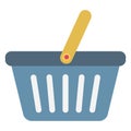 Basket, grocery Isolated Vector Icon which can be easily edited