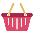 Basket, grocery Isolated Vector Icon which can be easily edited