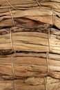 Basket handcrafted texture macro closeup Royalty Free Stock Photo