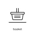 Basket icon from collection. Royalty Free Stock Photo