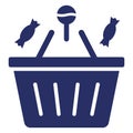 Basket Isolated Vector icon which can easily modify or edit Royalty Free Stock Photo