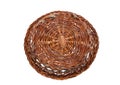 Basket isolated on white background Royalty Free Stock Photo