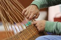 Basket maker Royalty Free Stock Photo