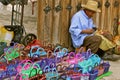 Basket Maker, Tlacolula market Mexico