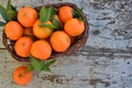 Basket of mandarins