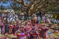 Basket market in Aksum, Ethiopia.