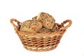 Basket of Multi Grain Bread Rolls Royalty Free Stock Photo