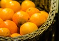 Ripe fruits of Orange, close up Royalty Free Stock Photo