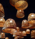 basket patterned lamp shades