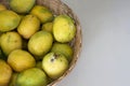 Basket of Peter Mangos in Nigeria Royalty Free Stock Photo
