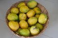 Basket of Peter Mangos in Nigeria Royalty Free Stock Photo