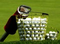 Basket of Practice Golf Balls