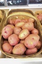 Basket of red potatoes Royalty Free Stock Photo
