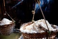 Basket of salt in Thailand