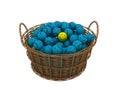 Basket with smileys