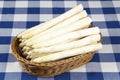 Basket of sparrowgrass Royalty Free Stock Photo