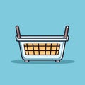 Basket Store Icon Vector Logo Template Illustration Design