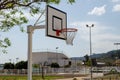 Basket to play basketball near Valencia in a village