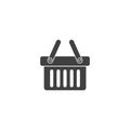 Basket vector icon, Shopping Sign Online Royalty Free Stock Photo