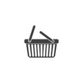 Basket vector icon, Shopping Sign Online Royalty Free Stock Photo