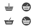Basket vector icon Royalty Free Stock Photo