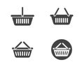 Basket vector icon Royalty Free Stock Photo