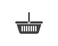 Basket vector icon Royalty Free Stock Photo