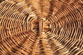 Basket wicker is Thai handmade. it is woven bamboo texture for background and design. Traditional Thai woven straw texture. Royalty Free Stock Photo