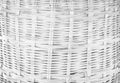 Basket woven bamboo wood wall texture crafts pattern on grey background Royalty Free Stock Photo