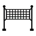 volleyball net vector icon for the player and athletes, sport equipment of athletes Royalty Free Stock Photo