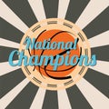 Basketball abstract icon Royalty Free Stock Photo