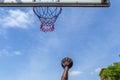 Basketball Action Player Hand Ball Outdoors