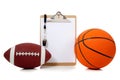 Basketball and American football oard