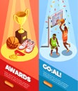 Basketball Awards Vertical Banners