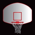 Basketball backboard Royalty Free Stock Photo