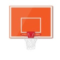 basketball backboard. vector illustration Royalty Free Stock Photo