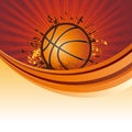 basketball background Royalty Free Stock Photo