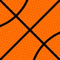 Basketball background. Orange background with black lines like a basket ball. Royalty Free Stock Photo