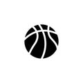 Basketball Ball Flat Vector Icon