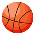 Basketball ball icon cartoon vector. Center play