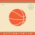 Basketball ball icon