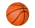 Basketball ball over white. Royalty Free Stock Photo