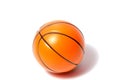 Basketball ball over white background. Basketball isolate.d. orange color Basketball. single Basketball Royalty Free Stock Photo